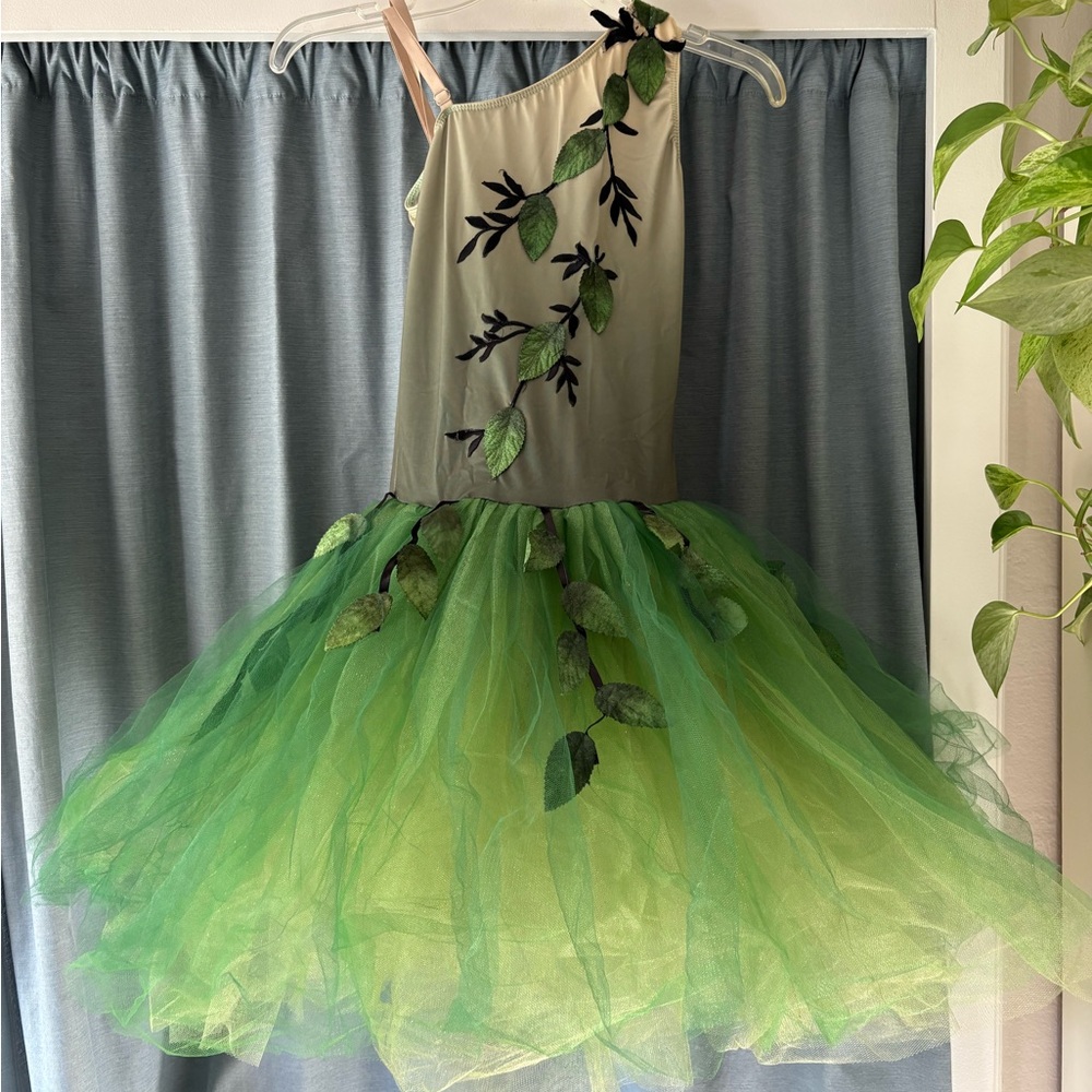 Adult Poison Ivy/ Willow Wisp Dance Costume